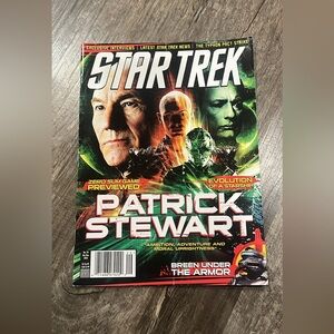 Star Trek Magazine with Patrick Stewart Cover
